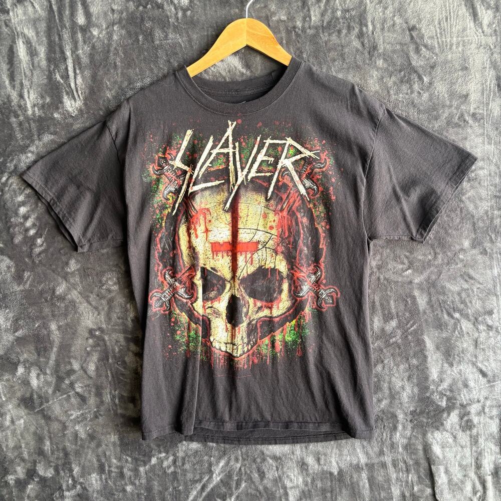Slayer Band Graphic T-Shirt Size: Large